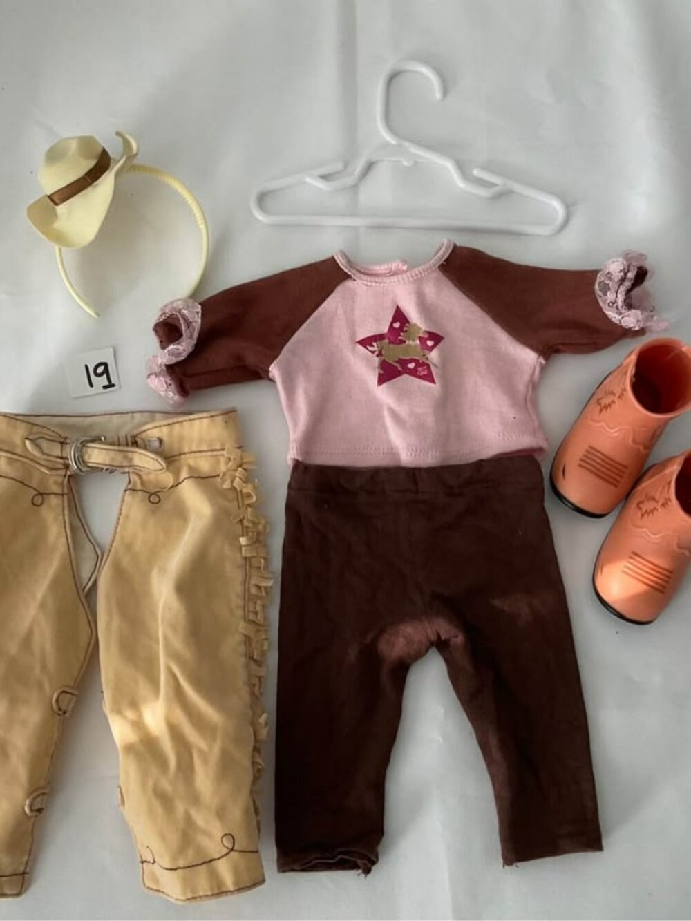 American Girl Doll Complete Outfit with Matching Shoes and Accessories